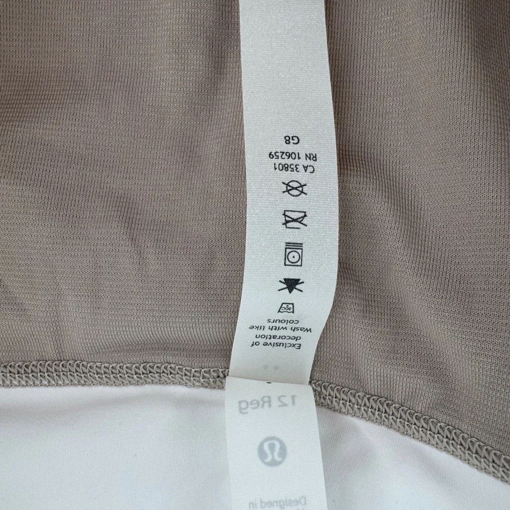 Lululemon Speed Up Low Rise Short 2.5 Lined White LW7ATFR Womens Size 12 NEW‎